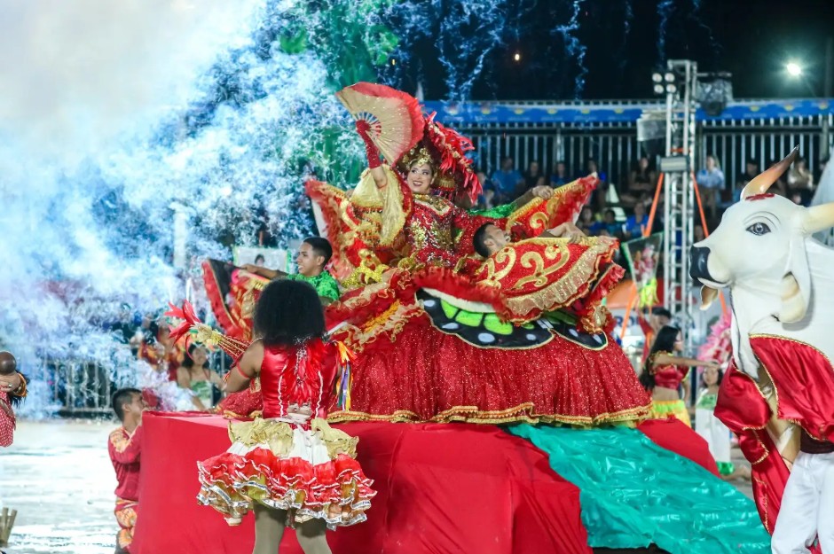 foto de capa da notícia com o título “O lamento da floresta” é o tema do boi Flor do Campo no Duelo na Fronteira 2025