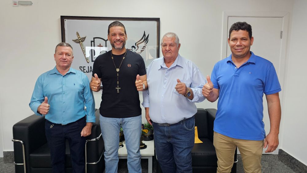 Deputado Delegado Camargo recebe vereadores de Cabixi para discutir demandas locais
