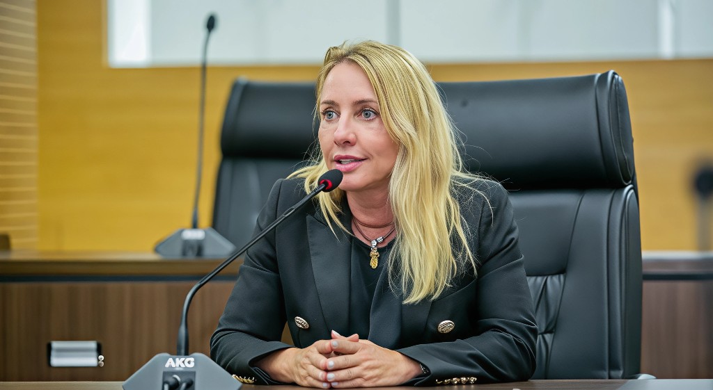 foto da notícia com o título Ieda Chaves e Eyder Brasil apresentam lei que autoriza spray de defesa pessoal para mulheres