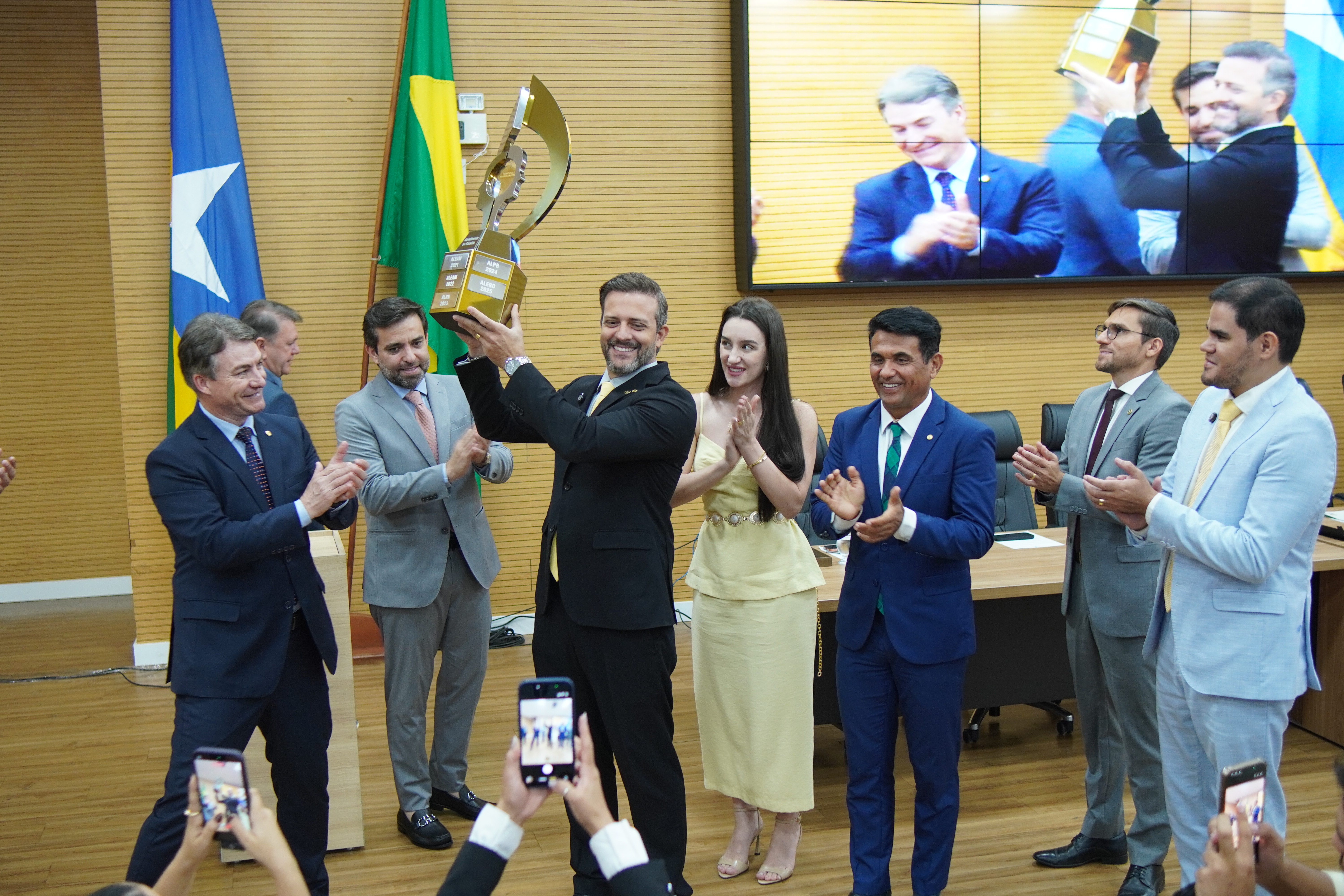 Entrega de troféu I 6ª edição do Prêmio Assembleia Cidadã