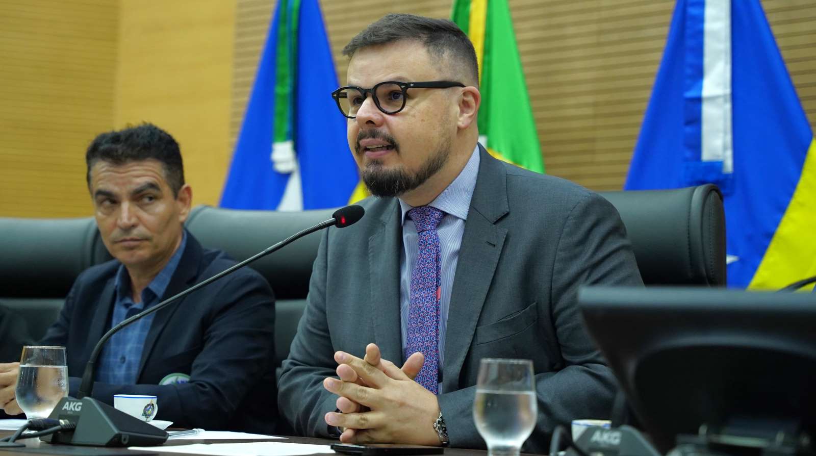 Márcio Melo Nogueira explanou sobre a importância da advocacia (Foto: Rafael Oliveira I Secom ALE/RO)