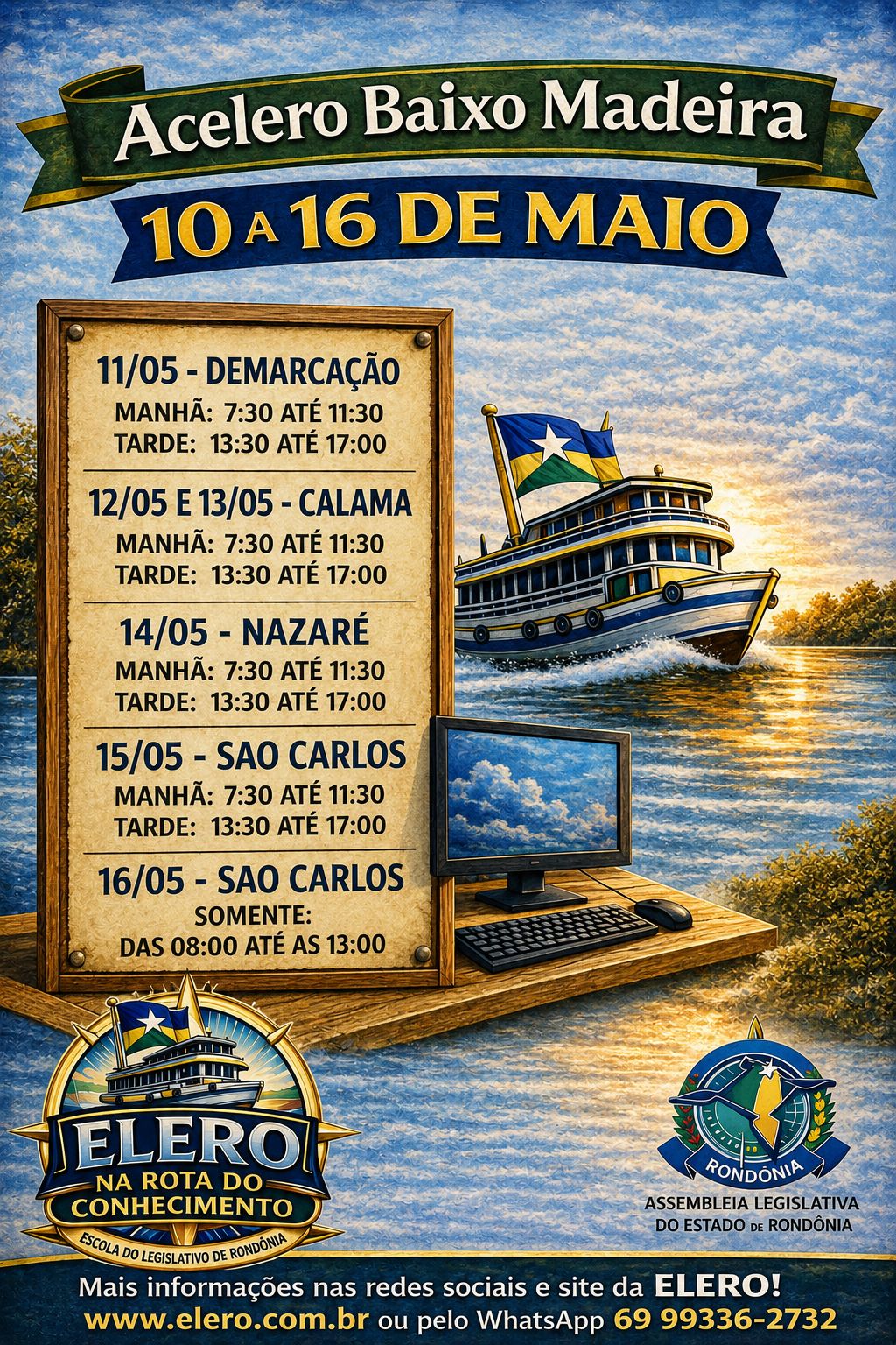 Foto: Reprodução/ALE-RO